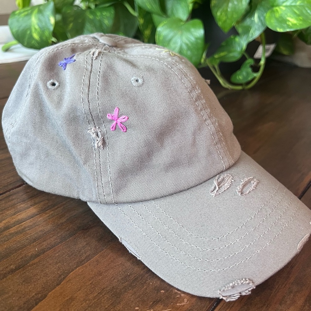 NWOT Embroidered Ball Cap